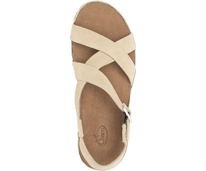 Sandalias Chaco Mujer Wayfarer Beige España BIRS08574